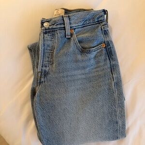Levi's 501 Light Blue Denim Jeans